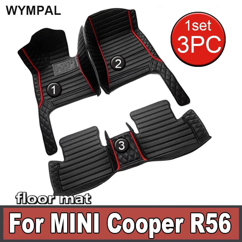 Автомобильные коврики на заказ автомобильные для MINI Cooper R56 2007 2008 2009 2010 роскошные