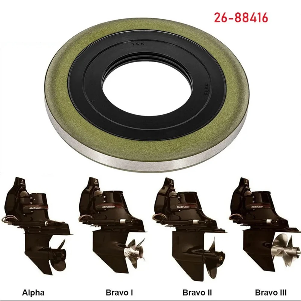 

Уплотнение подшипника шарнирного подшипника лодки 26-88416 для приводов кормовых автомобилей Mercruiser R, MR, Alpha One, Alpha 1 Gen 2, Bravo I,II & III (1 шт.)