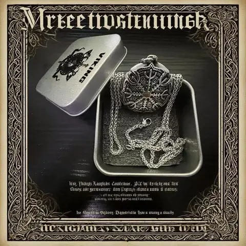 Кулон-цепочка из нержавеющей стали Vijing для мужчин