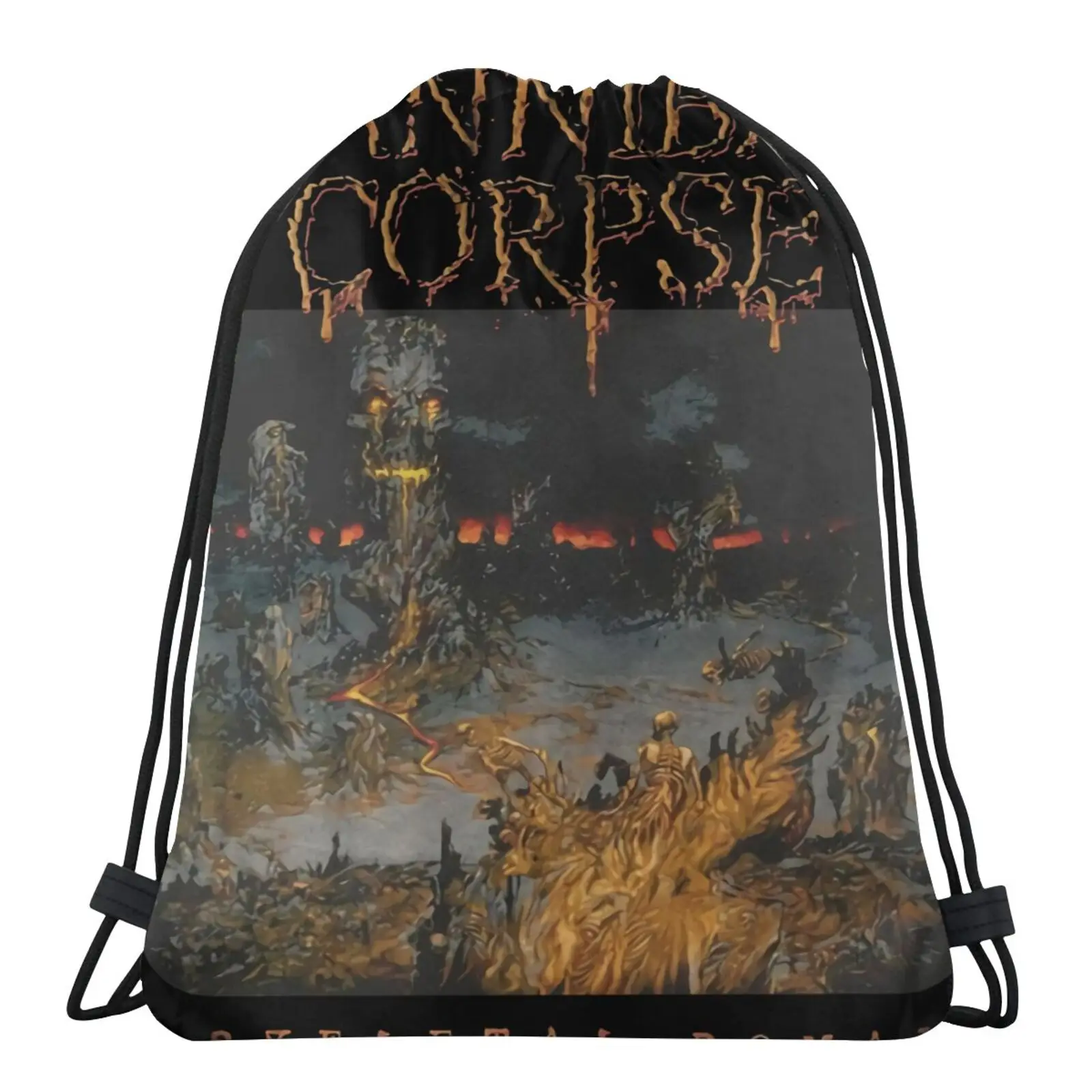 

Cannibal Corpse Tour 2016 For C555 Bag Handbags Gothic Shoes Custom Bag Fabric Bag Drawstring Backpack Handbags Drawstring Bag