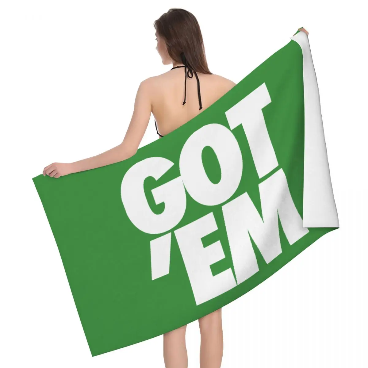 

Пляжное полотенце из микрофибры, под заказ