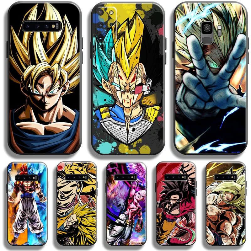 

Japan Anime Dragon Ball Goku For Samsung Galaxy S22 S21 S20 Ultra FE 5G S10 10E S9 Plus Lite Phone Case Black Silicone Cover