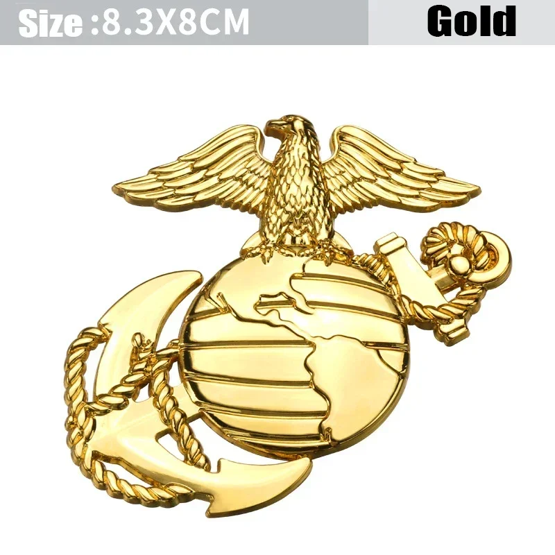 Металлическая Эмблема для кузова морской пехоты брызговик задний багажник