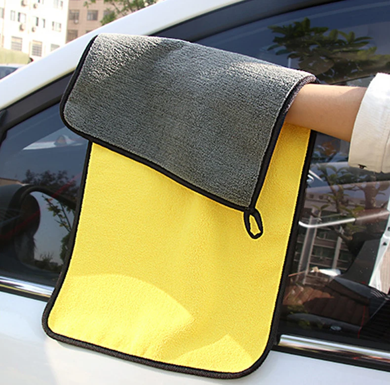 

Car Care Polishing Wash Towels Car Washing Drying Towel Soft Microfiber Thicken Super Quality Car Kitchen Cleaning Cloth