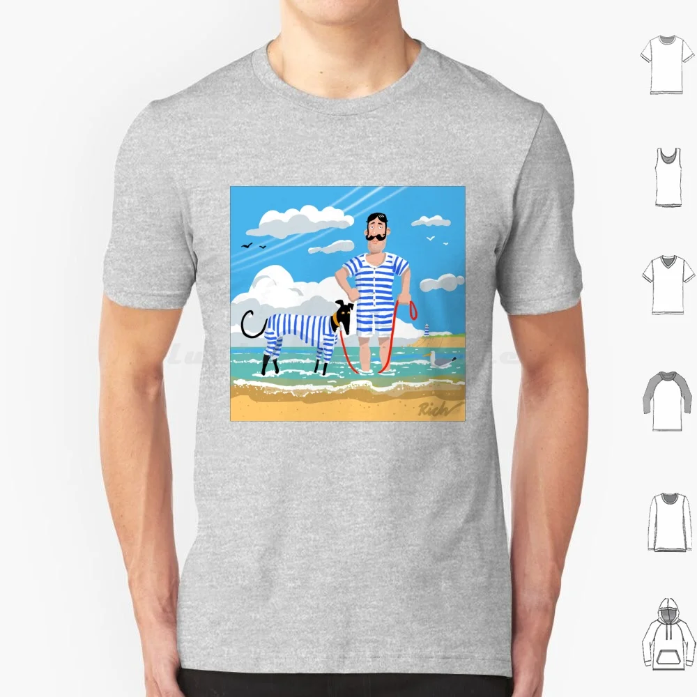 

Beside The Seaside , Beside The Sea T Shirt Men Women Kids 6Xl Greyhound Whippet Lurcher Rich Skipworth Skipworth Hound Dogs