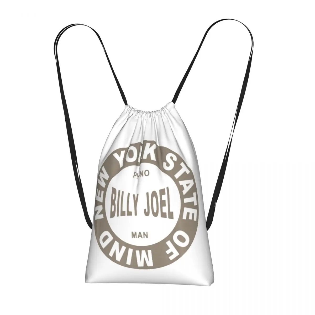 Фото Рюкзак на шнурке Billy Joel Art для походов и велопрогулок, портативная дорожная сумка на шнурке для мужчин и женщин №1