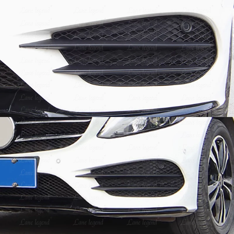 Передний бампер противотуманная фара гоночная решетка крышка для Mercedes-Benz C-Class W205