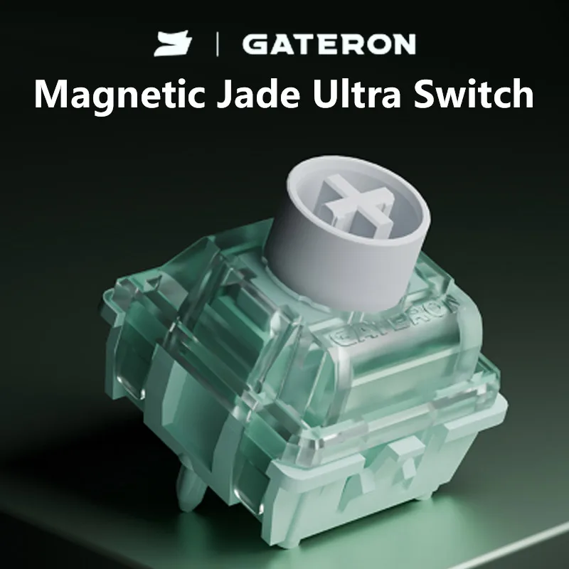 Фото GATERON Магнитный нефритовый ультрапереключатель Линейная свободная настройка Rre-Travel HE Датчик Холла Эффект для магнитной клавиатуры Игровой офис №2