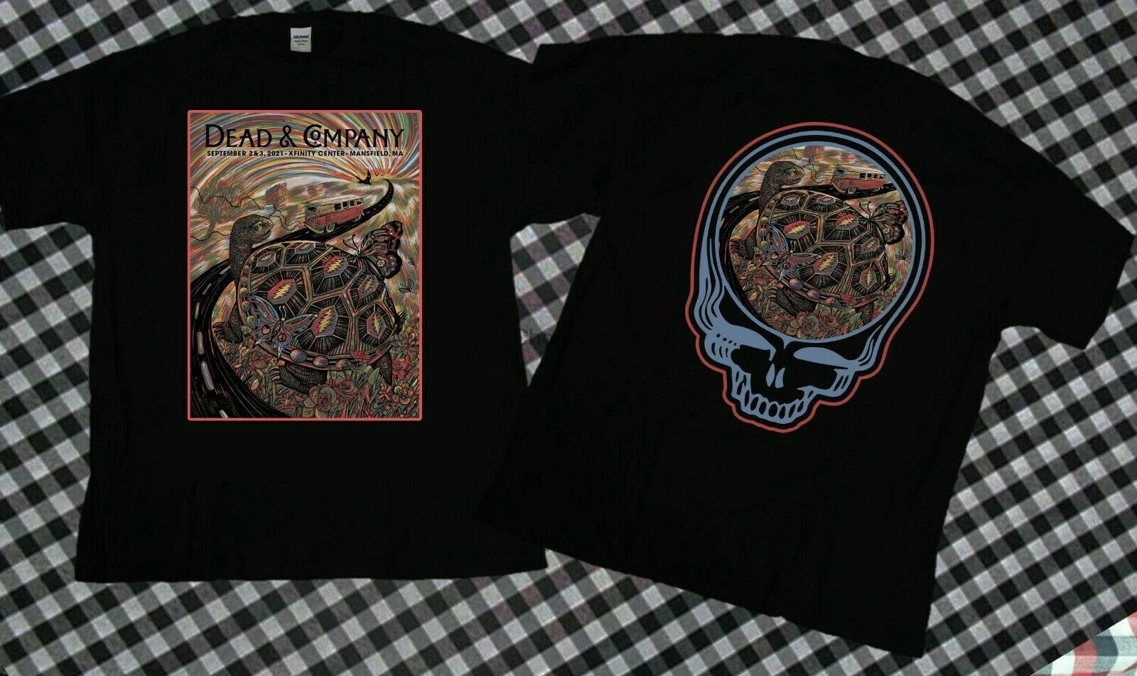 Dead &amp Company MANSFIELD Xfinity Center T Shirt Tour 2021 Grateful Popular |