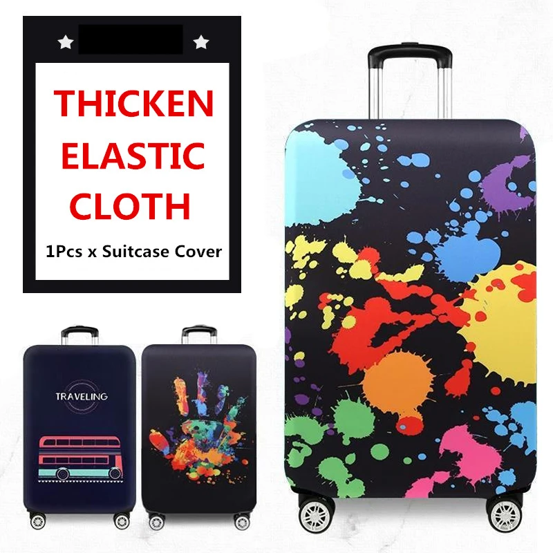 

18-22inch Thicken Wear Suitcase Cover High Elastic Luggage Protective Sleeve Travel Trolley Luggage Dust Luggage Sheath Supplies