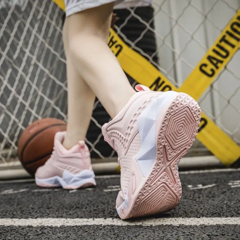Новинка 2023 женские баскетбольные туфли Нескользящие кроссовки амортизирующие