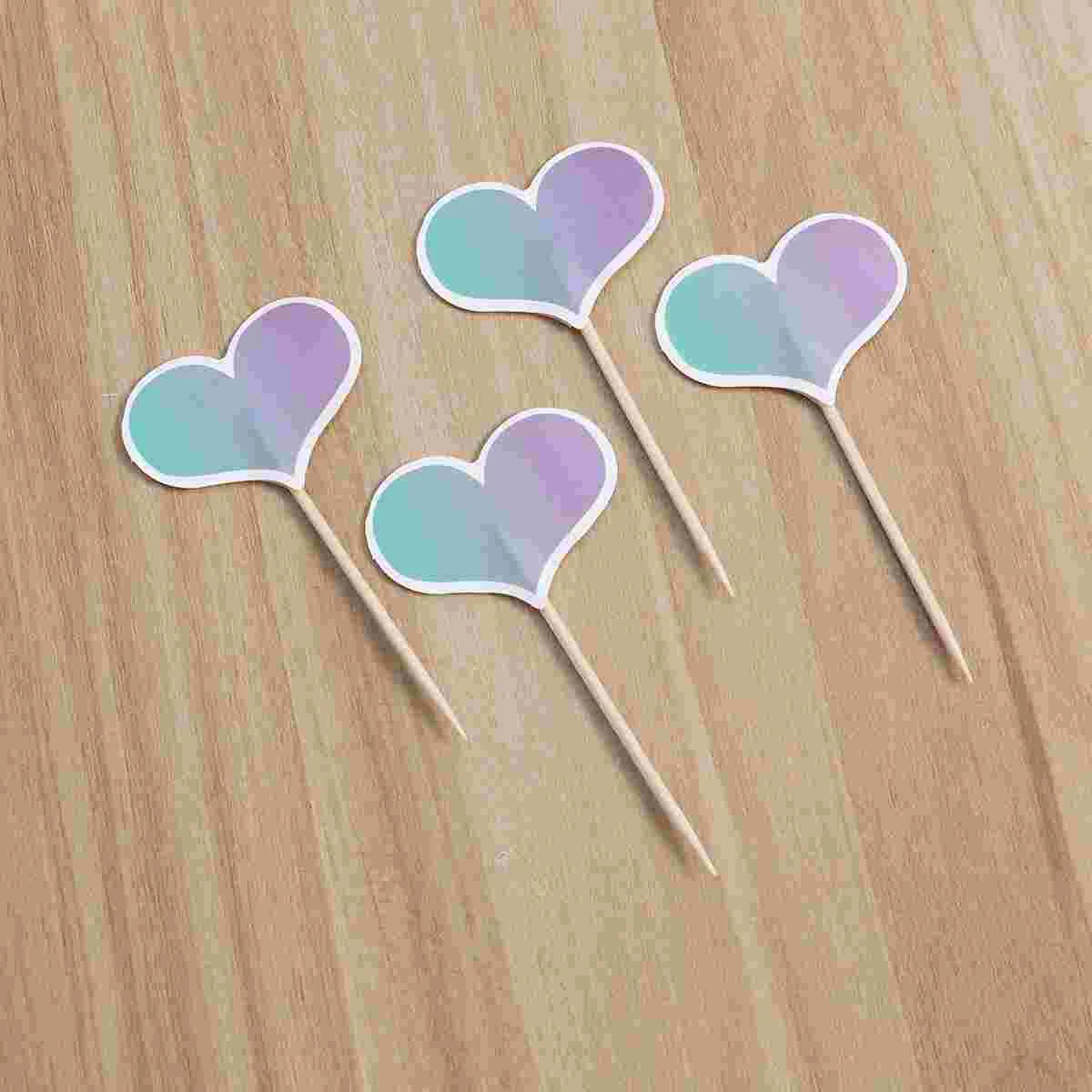 

24pcs Kids Birthday Party Rainbow Pick Cake Decoration