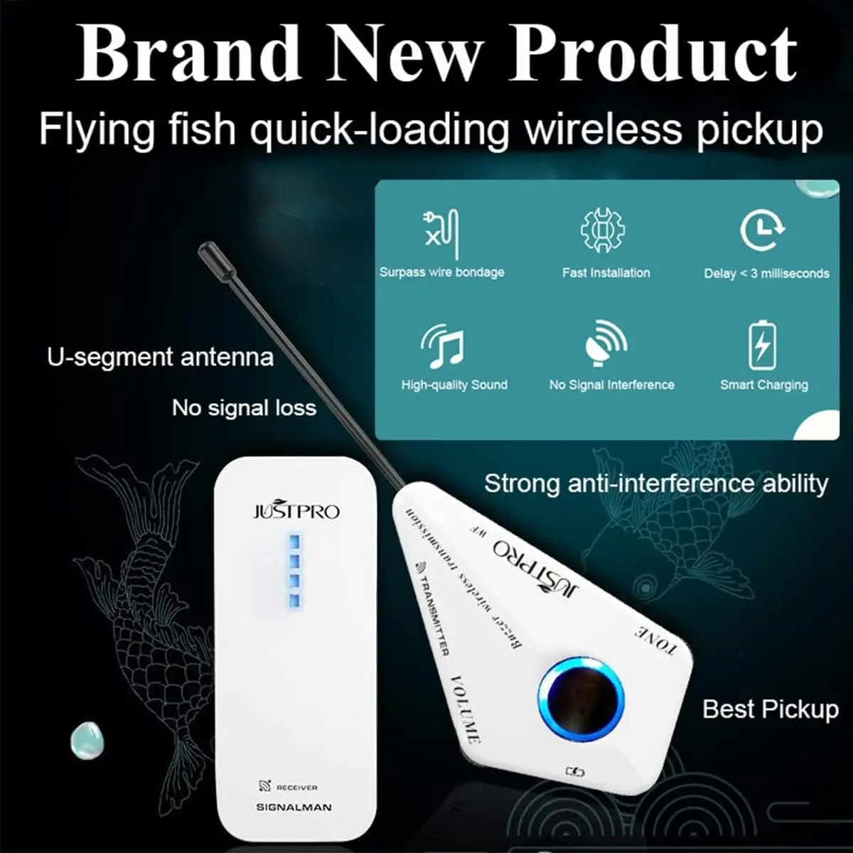 Беспроводная гитарная система Flying FishWireless универсальная Классическая гитара