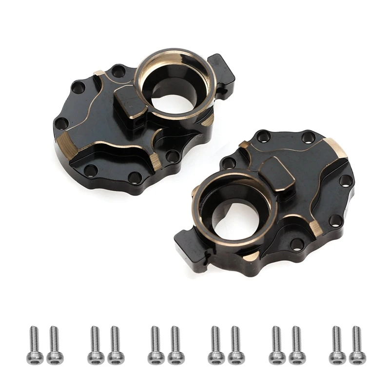 

2Pcs Black Brass Rear Portal Housings (Inner) For 1/10 RC Crawler Car Traxxas TRX4 TRX6 Upgrades Parts