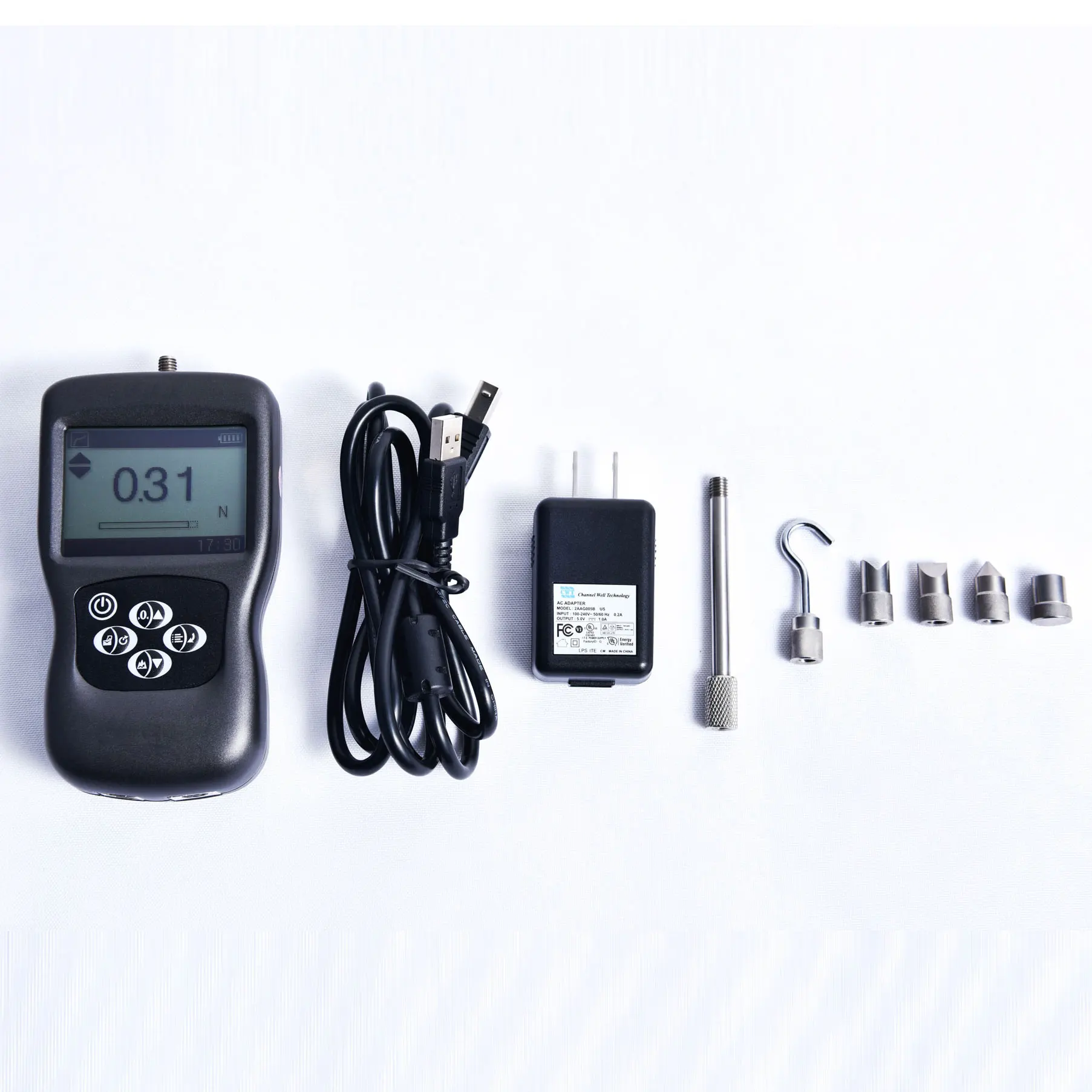 

High accuracy Pull and push dynamometer 1000N Digital Force Gauge meter EFG1000E N,kgf,lbf,ozf