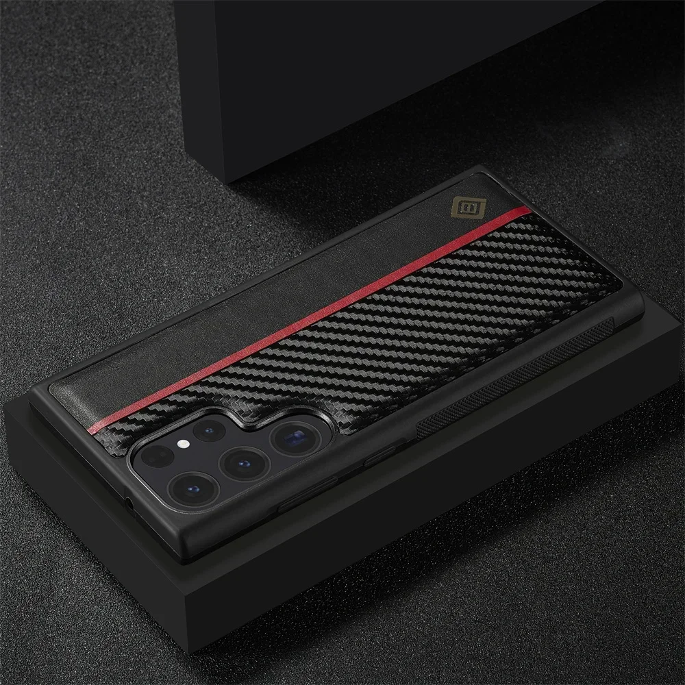 Ультратонкий Чехол Из Углеродного Волокна Для Samsung A15 A35 A55 A70 A71 A73 Note8 Ultra Plus S24 S10 S9 S8