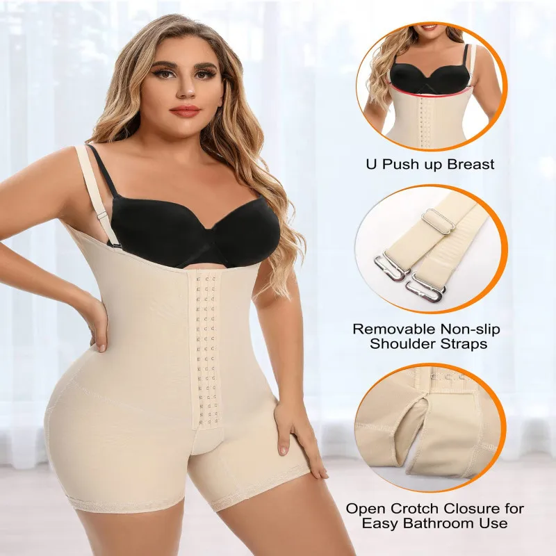 

Waist Trainer Body Shaper Women Bodyshaper Knee High Compression Girdle For Daily Or Postpartum Use Slimming Sheath Flat Belly
