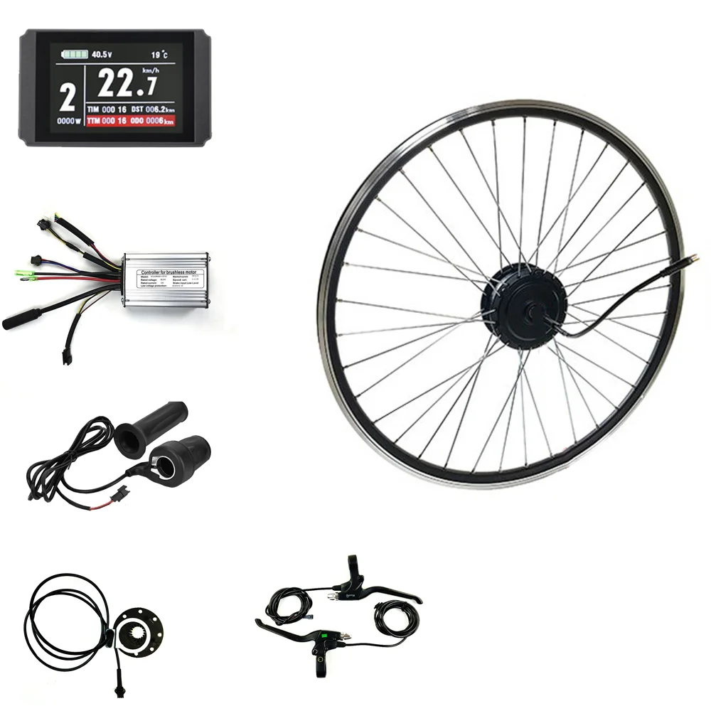 

Joyebikes electric bike conversion kit 24v 36v 48v 250w 350w motor lcd display powerful ebike controller