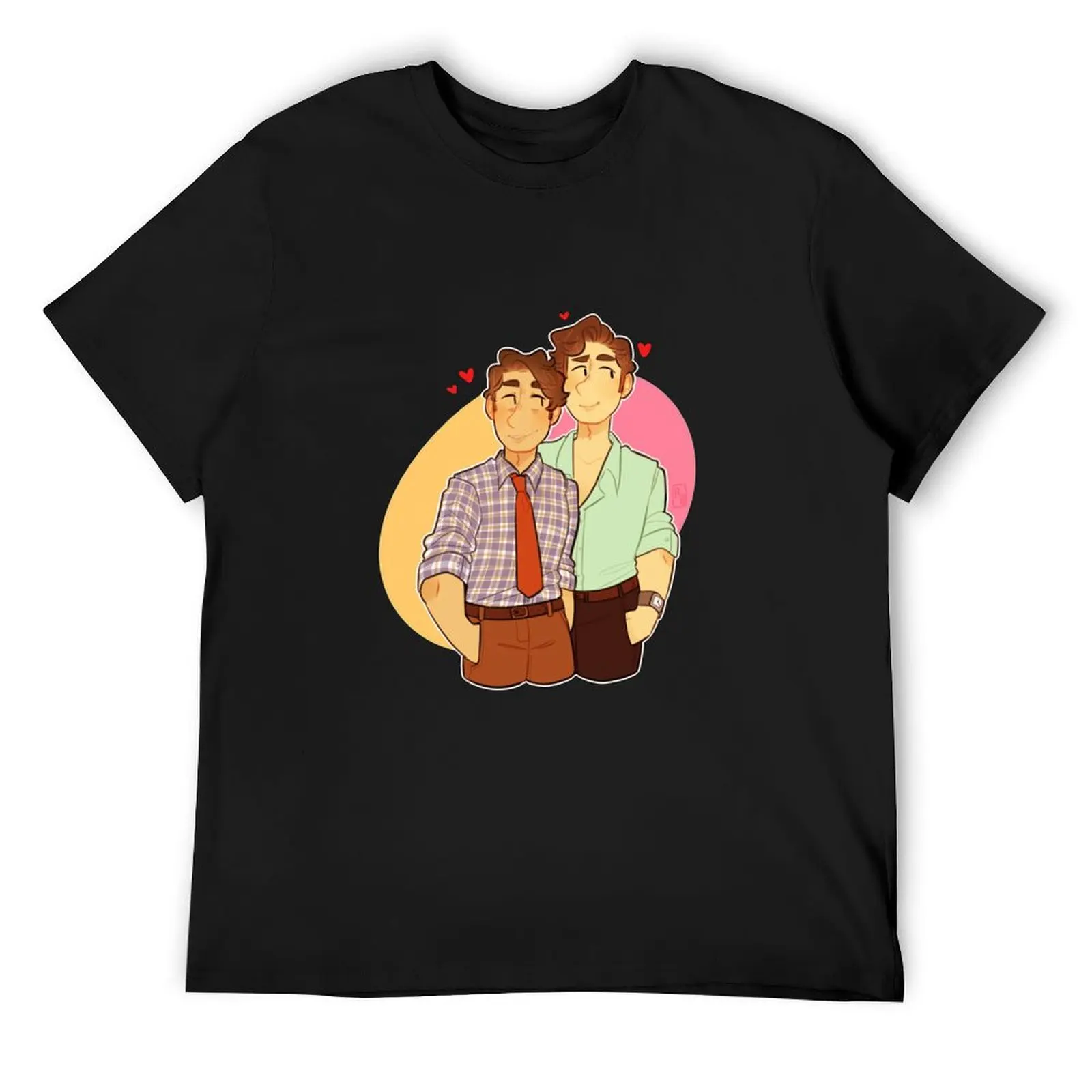 Футболка falsettos (marvin and Whizzer) мужская одежда черная футболка с рисунком винтажная