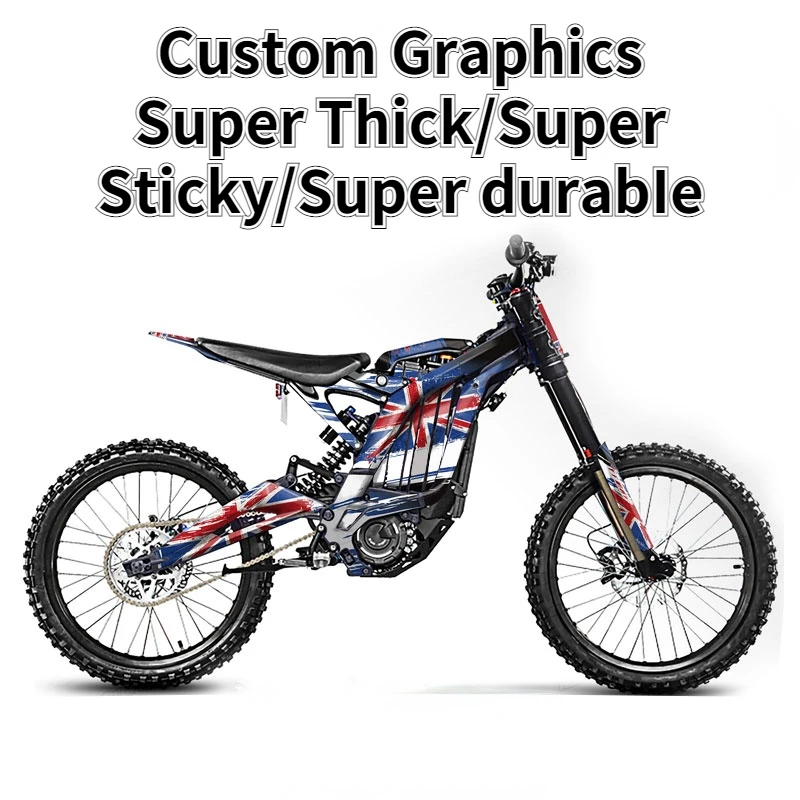 

For SURRON Custom Stickers Light Bee X Electric Off-road Bike Dirtbike Decorative Self-adhesive Moisture-proof Thick SUR-RON
