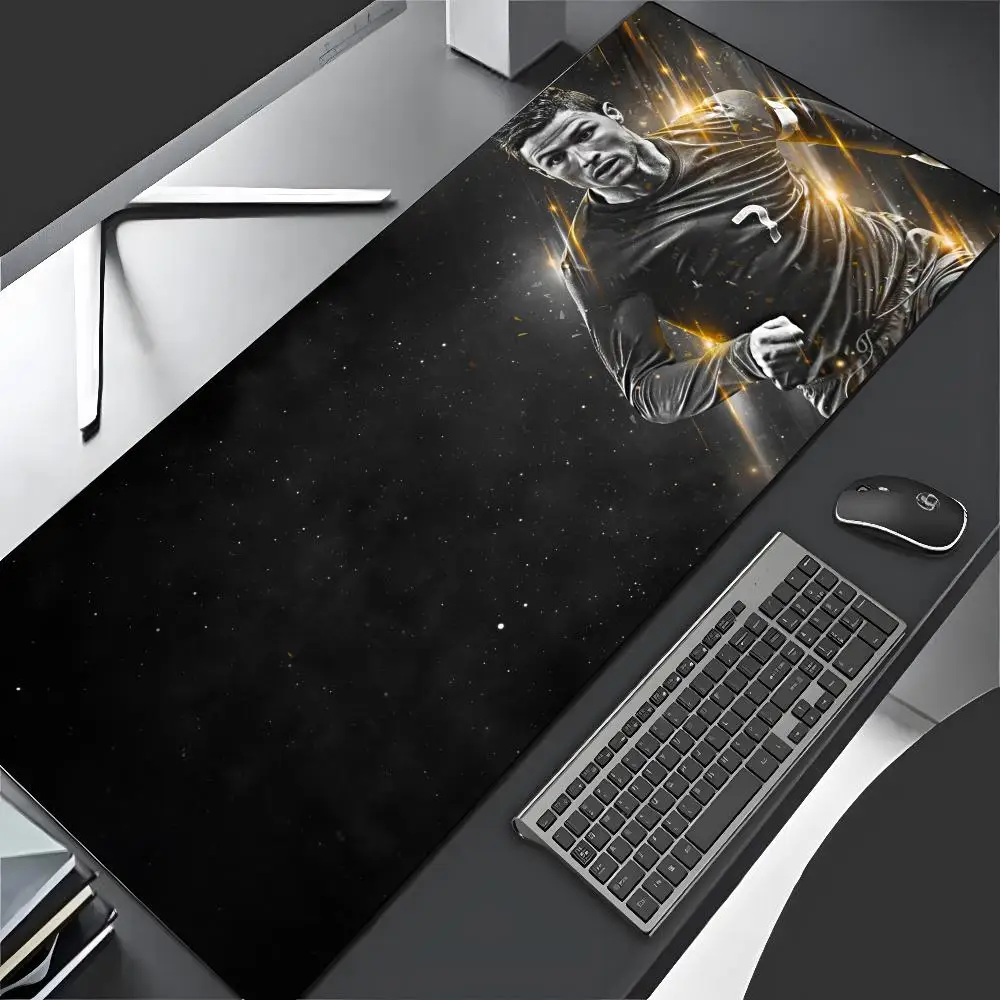 CR7 Football Star R-Ronaldo Mouse Pad Cartoon Lockedge Large Gaming Computer Gamer Keyboard Mat Desk Mousepad PC