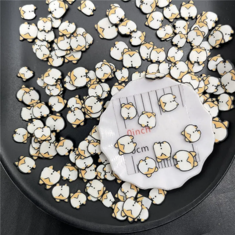 

60 г, полимерная глина в виде колючей собаки, мягкая глина для детей, сделай сам, Рукоделие, сделай сам, дизайн ногтей, искусство, ремесленный н...