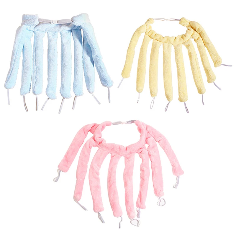 

8 Claw Heatless Curls Rod Headband No Heat Hair Curlers Ribbon Hair Rollers Sleeping Soft Curls Bar Wave Formers Hair Styling