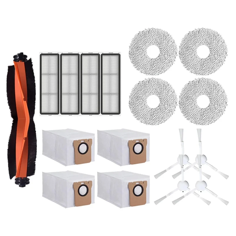 For Xiaomi X20+/X20 Plus Robot Vacuum Cleaner Main Side Brush Filter Mop Pads Dust Bags Replacements Parts