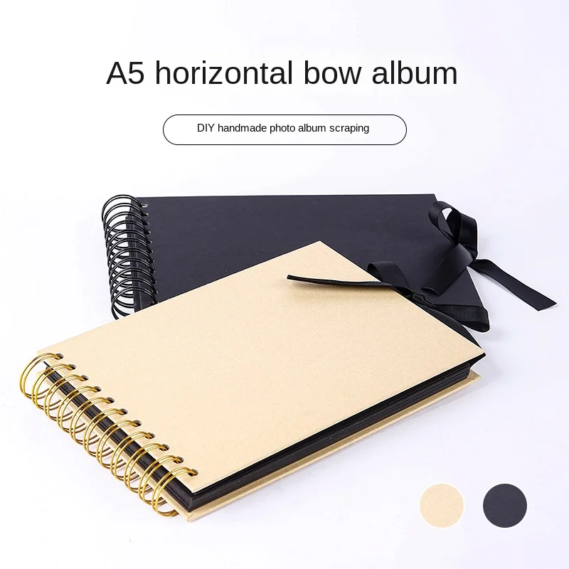 

60 Pages Photo Album DIY Kraft Paper Photocard Holder Book Picture Photocard Binder Memory Scrapbook Albums Álbumes De Fotos