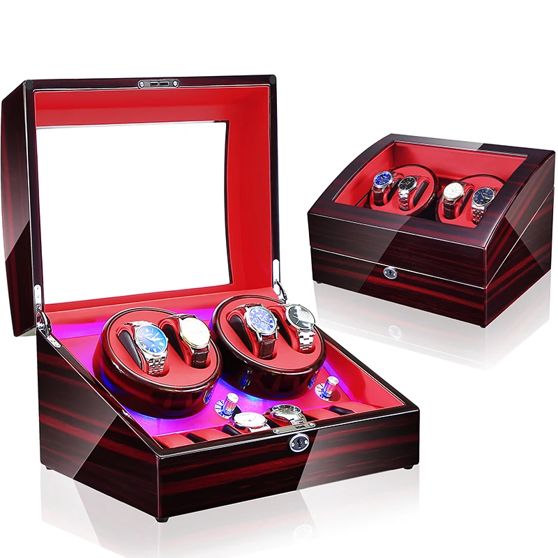 Коробка для часов деревянная подставка рандомные часы с автоматической обмоткой
