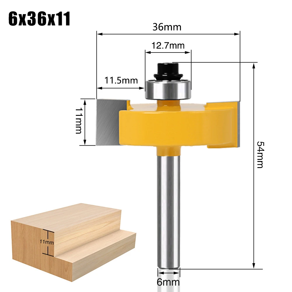 

Фреза T-образная с подшипниками JGZUI 6мм 12мм