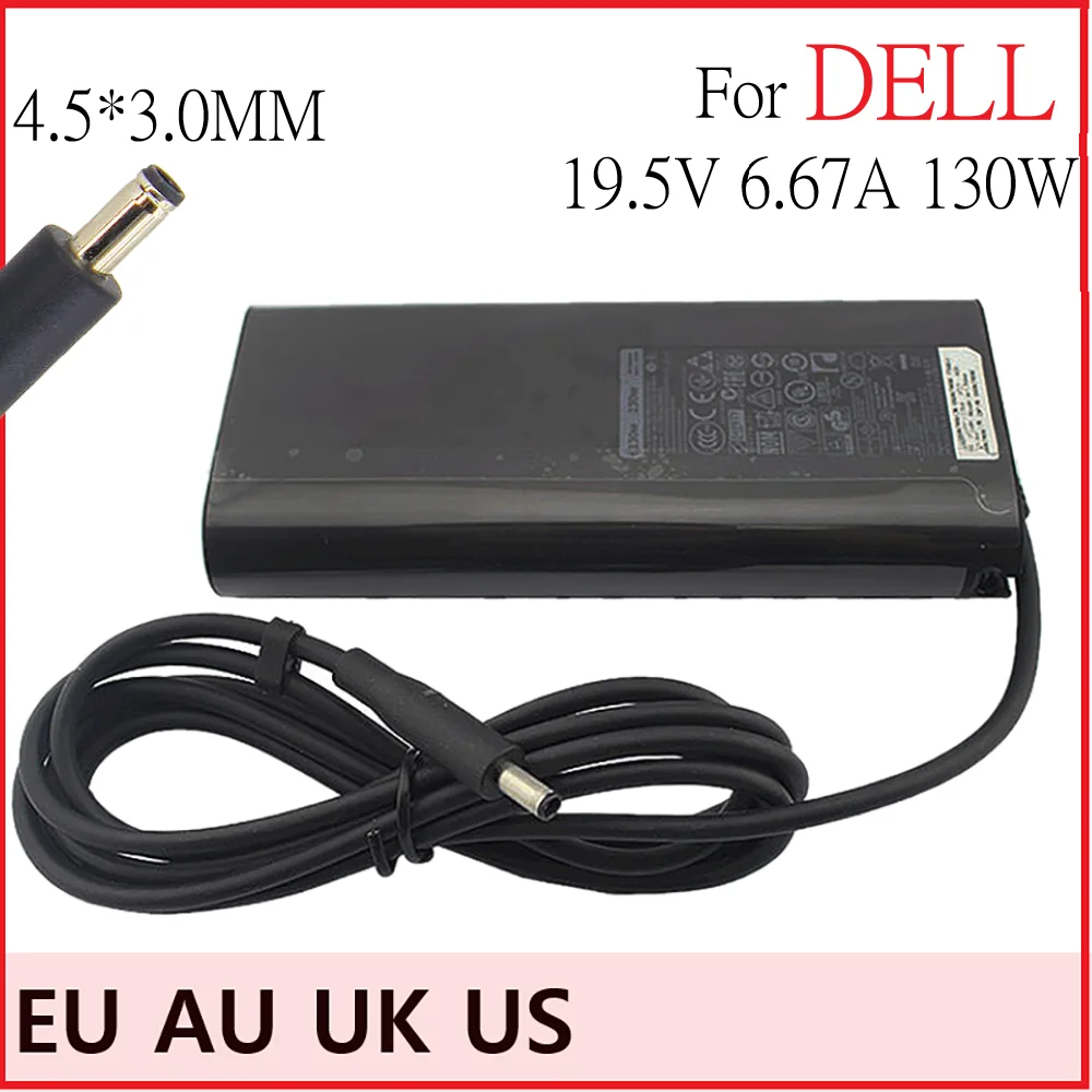 

Genuine For Dell 130W 19.5V 6.67A XPS 15 9530 9550 9560 PRECISION M3800 0RN7NW HA130PM130 DA130PM130 06TTY6 laptop AC adapte