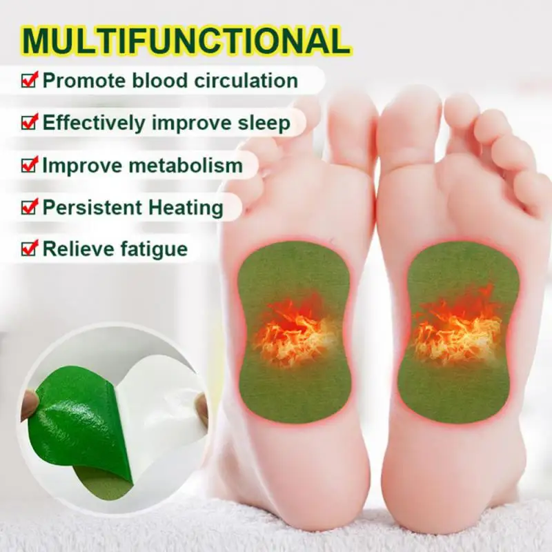 

10/12pcs Foot Detox Patches Relieve Stress Help Sleeping Body Toxins Cleansing Weight Loss Foot Care Wormwood Ginger Detox Pad