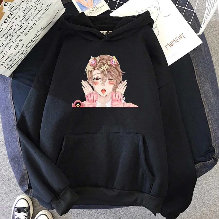 

Kawaii Anime Hoodie Obey Me Shall We Date Lucifer Hoodies Fleece Harajuku Pullovers Sweatshirt Women Clothes for Teens