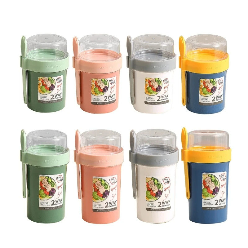 

Контейнер для овсяной муки с крышкой и ложкой