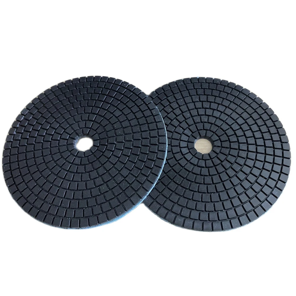 5 Pcs 180MM Black Abrasive Diamond Polishing Pad Wet Polishing Disc Stone Marble Granite Grinding Sheet Stone Polishing Plate
