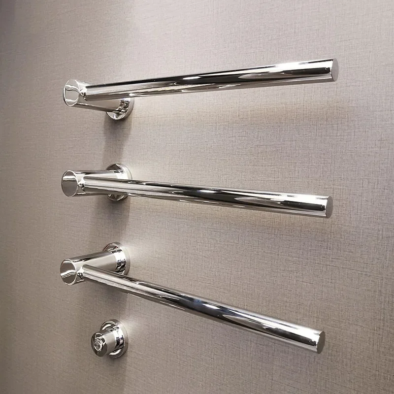 304 нержавеющая сталь Kombinasi тианг Tunggal Rak Handuk lislistrik Pengering