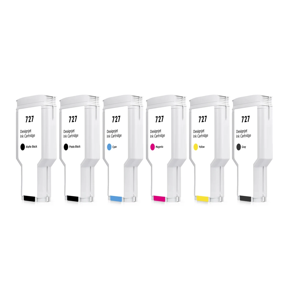 Фото Для HP 727 Картридж 300 мл с полным чернилом HP727 Для HP DesignJet T920 T930 T1500 T1530 T2500 T2530 Чернильный бак для принтера C1Q12A №4