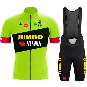 2022 Jumbo Visma Jersey Cycling Pants Sportswear Triatlon Mtb Clothing Cycle Summer Men's Uniform Clothes Suit Bike Bicycle Male