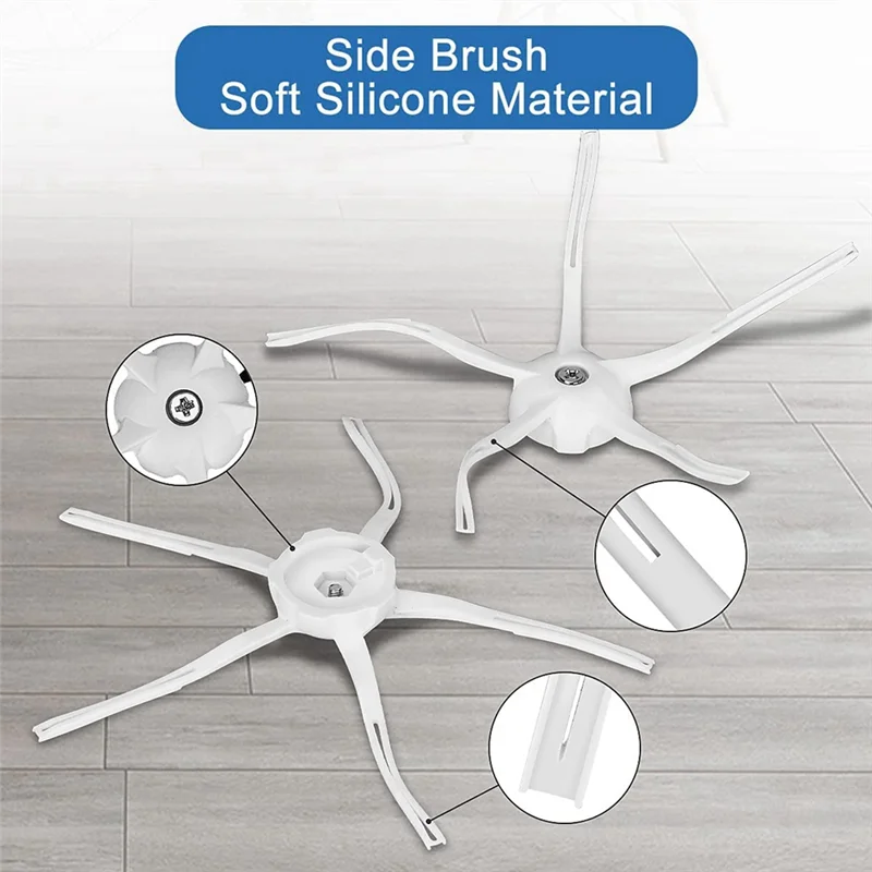 

Main Side Brush Hepa Filter Mop Rags for Roborock Q7 Max, Q7 Max+, T8 Robot Vacuum Cleaner Accessories Spare Parts A