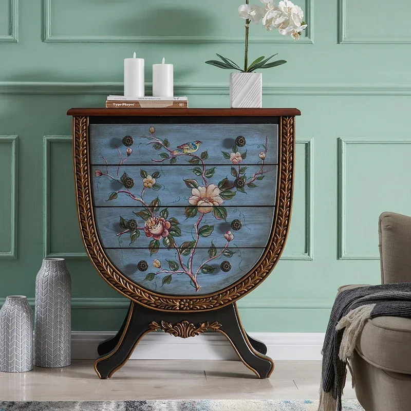 Шкаф для гостиной винтажный скандинавский маленький ящик дома витрина Esposizione