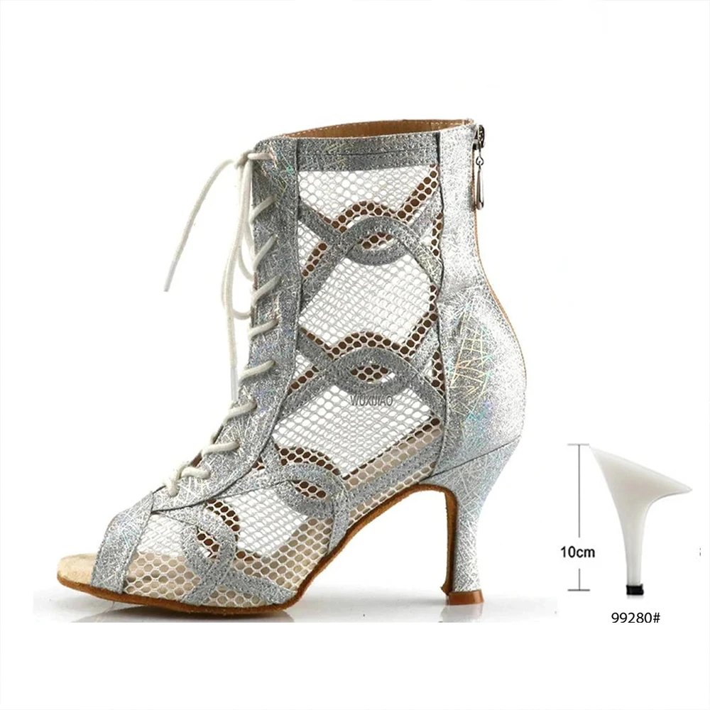 Demi-Season Boots Sneakers Woman High Heel For Women 2022 New  Latin Dance Shoes Salsa Rumba Samba Tango Breathable Shoes