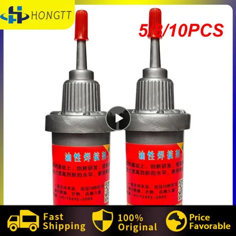 

5/8/10PCS Universal Glue Oily Raw Glue Multi Purpose Adhesive Glue Wood Metal Rubber Tire Repair Glue Soldering Agent Glue For