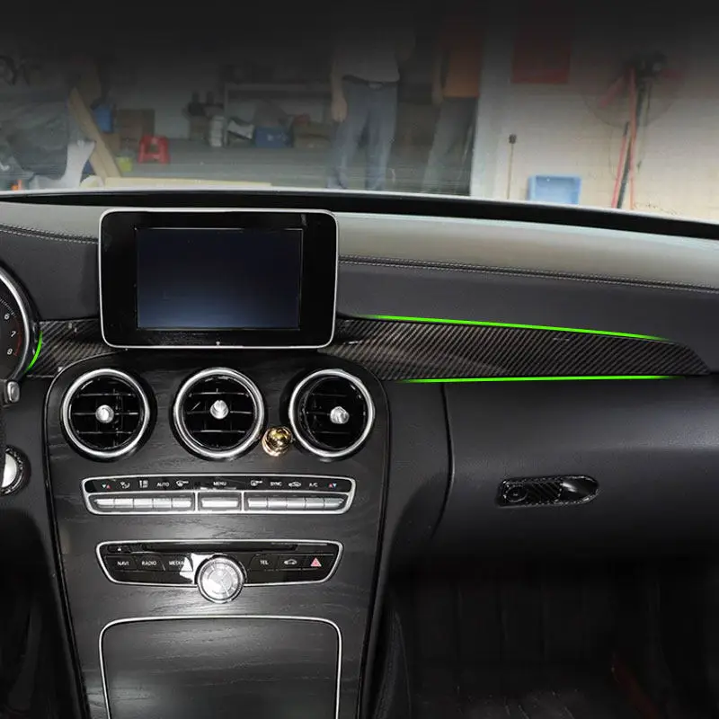 Автомобильная центральная консоль из АБС-углеволокна отделочная полоса для