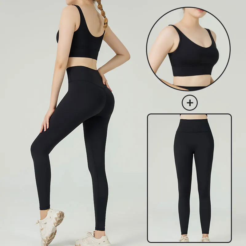 

Europe and America High Waist Naked Feeling Leggings Elastic Outspread Hip Lifting Sport Women Fitness Running Yoga Pants Seaml