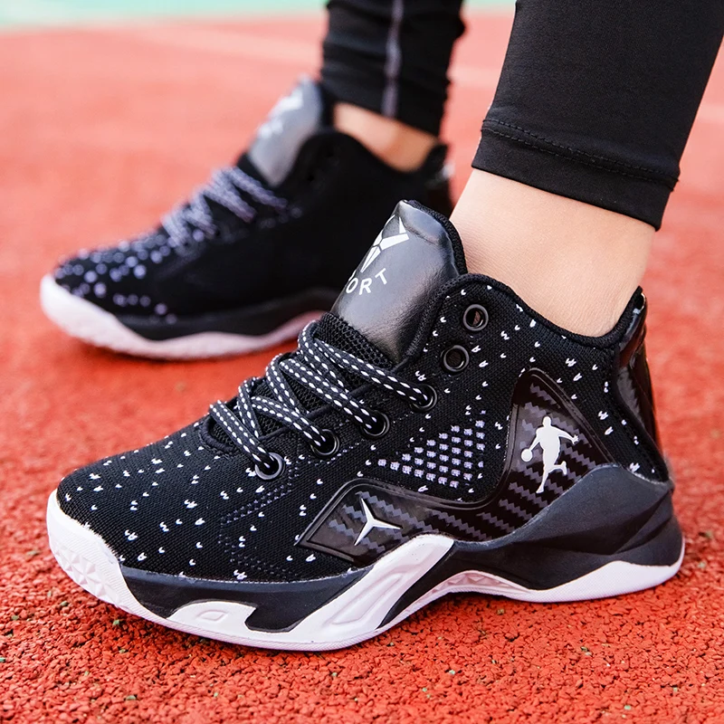 Children Brand High Quality Boys Basketball Shoes Non-slip Breathable Kids Sneakers Sport Shoes Girls Child Trainer Basket Shoes
