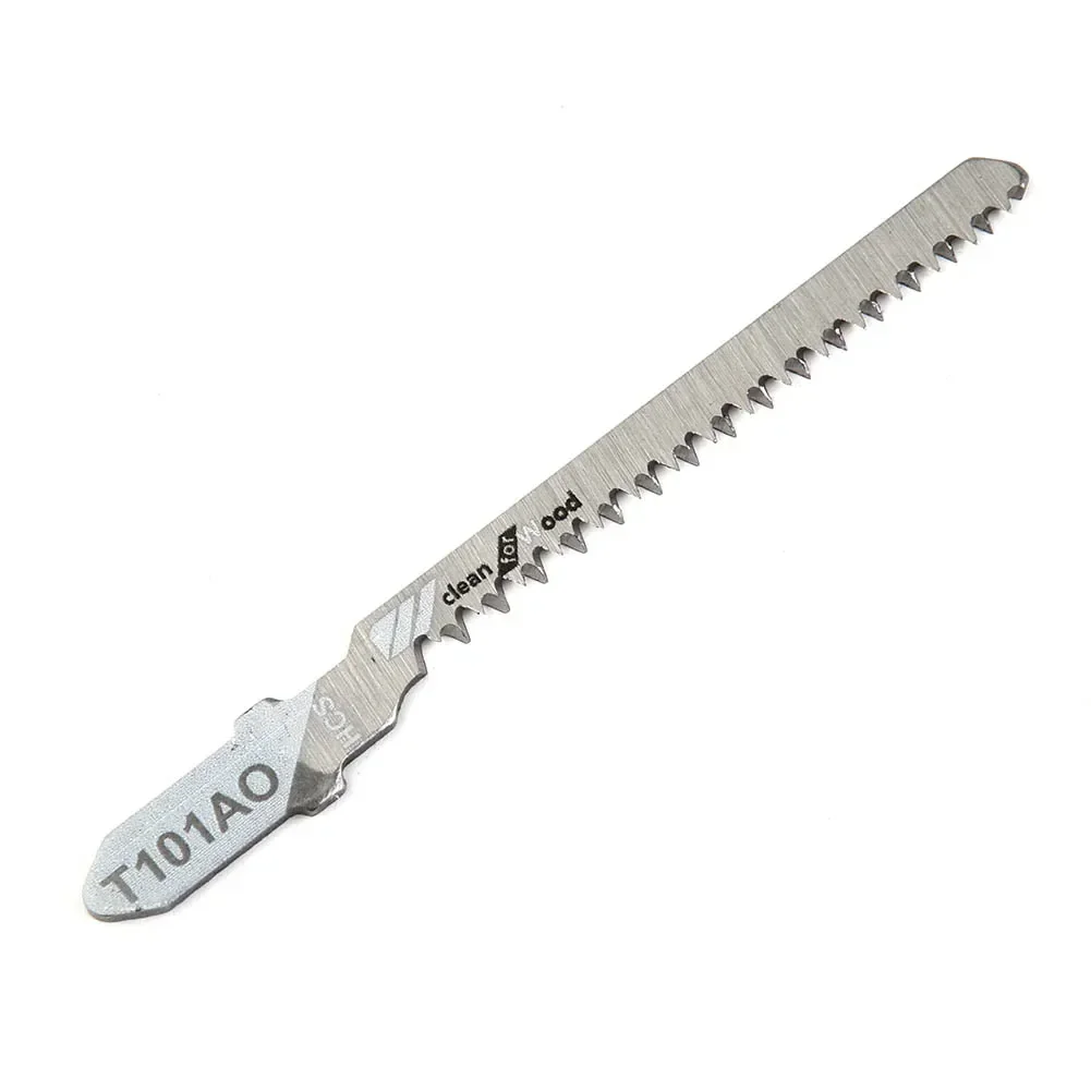 5 шт. T101AO HCS стальные лезвия для лобзика с Т-образным хвостовиком кривый режущий