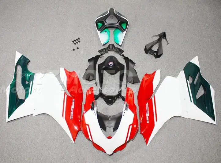 

Комплект обтекателей для Ducati Panigale 899 1199 2012 2013 2014, комплект кузова высокого качества, литьевая пресс-форма Красного, белого, зеленого цветов