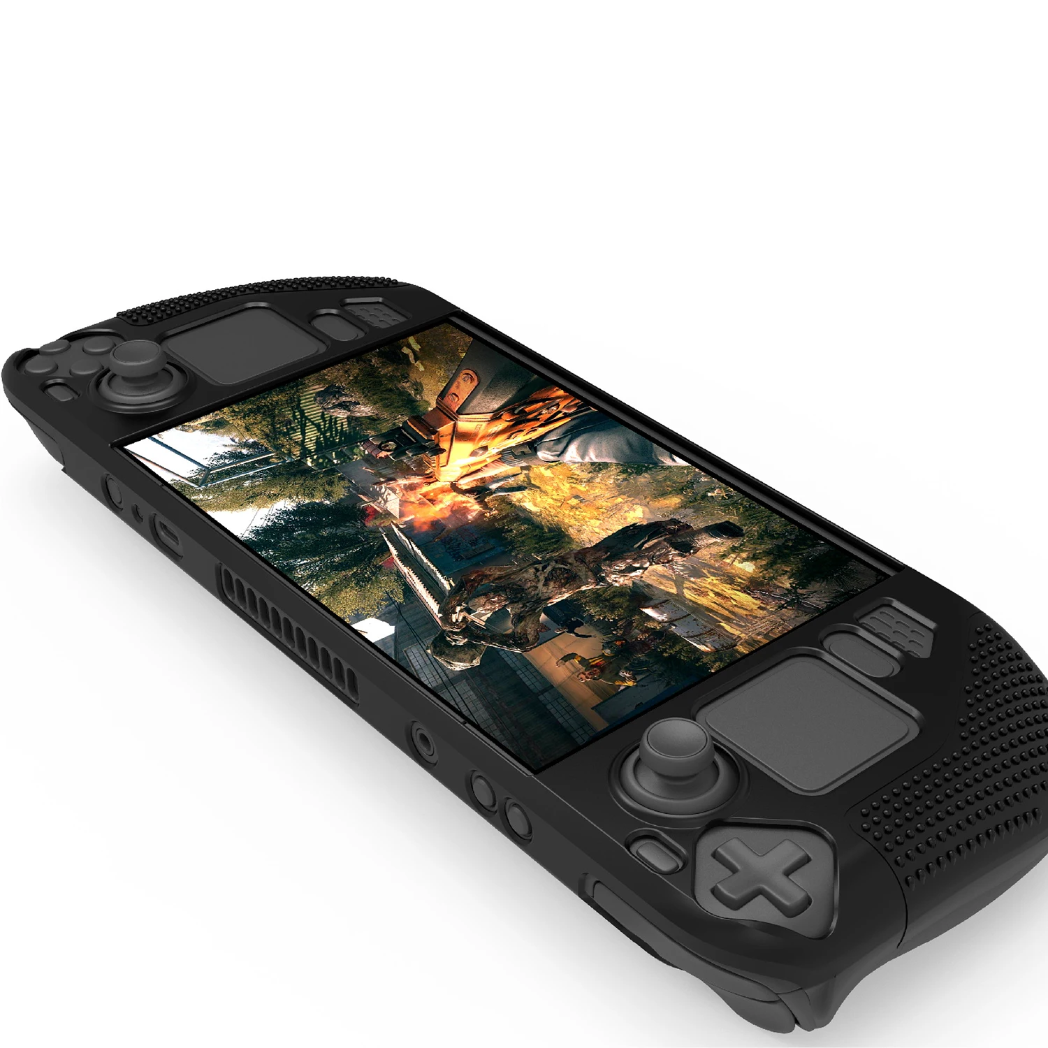 

2022 NEW Handheld Game Console Case For Steam Deck Game Console Silicone Shell With Anti-Slip Grain All-Inclusive Case