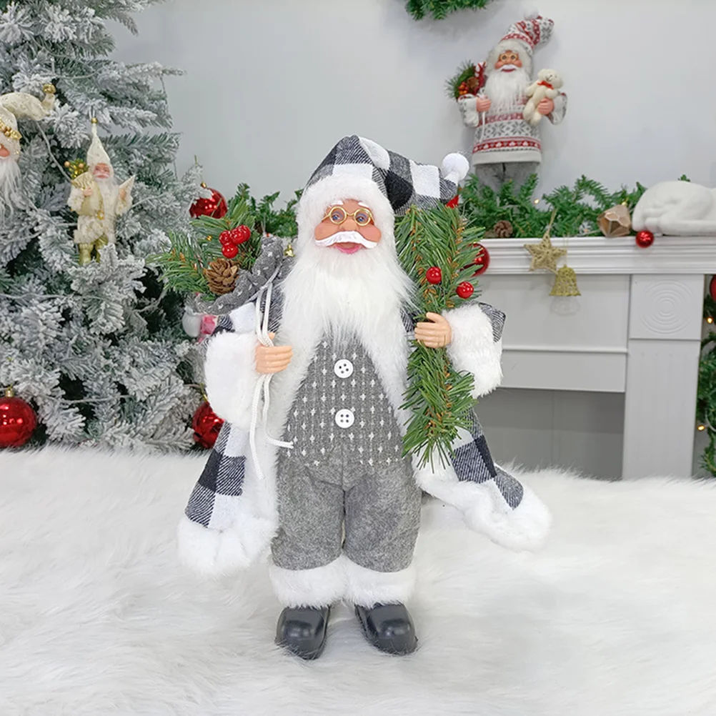 

Set up Santa Claus Christmas decorations Christmas party scenes Decorate Christmas ornaments